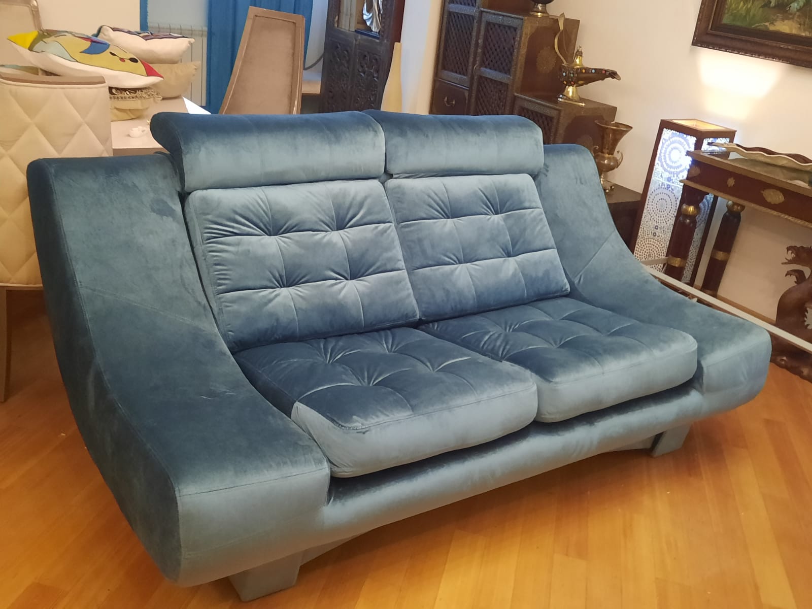 Обивка дивана на дому. Новосиньково